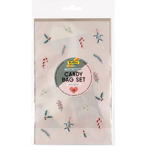 Candy Bag Set a floral Christmas