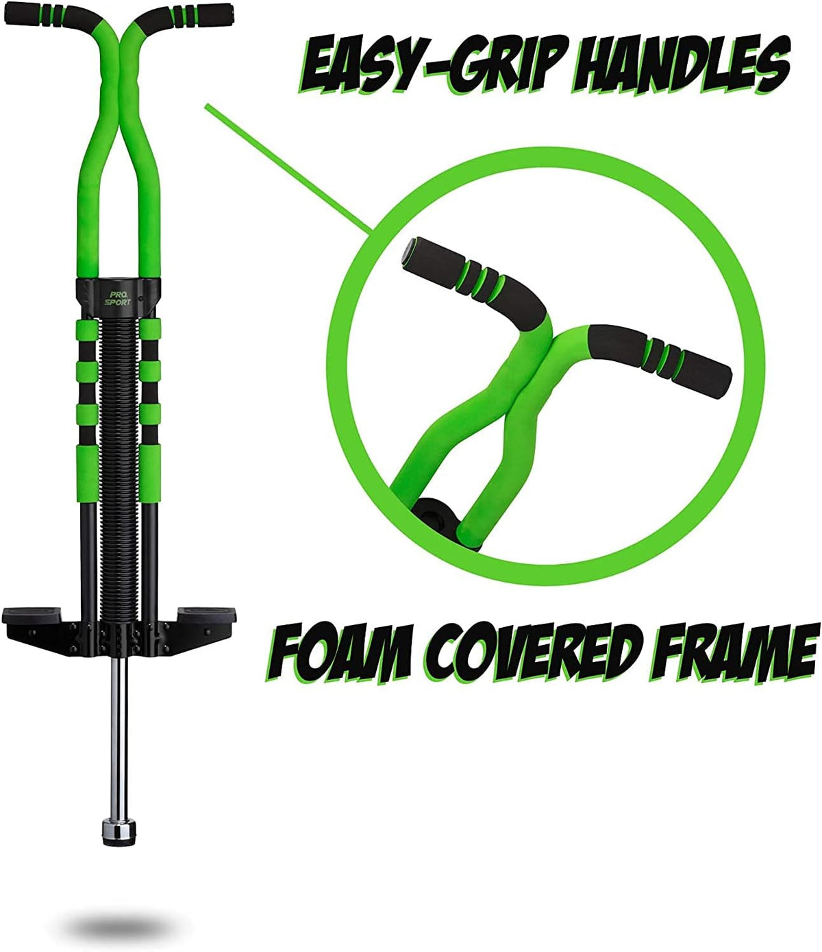 Pro Sport Pogo Stick Black and Green