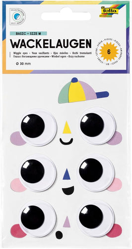 Wiggle eyes Basic, Size M