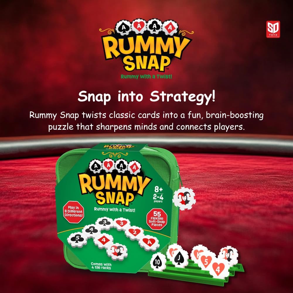 Rummy Snap Zipper Pouch