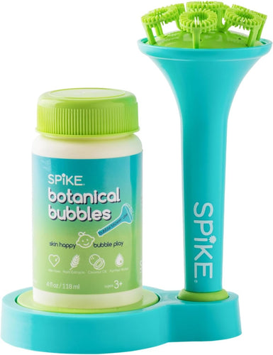 Spike Sensory Bubble Play Skin Happy Botanical Bubbles & Blower