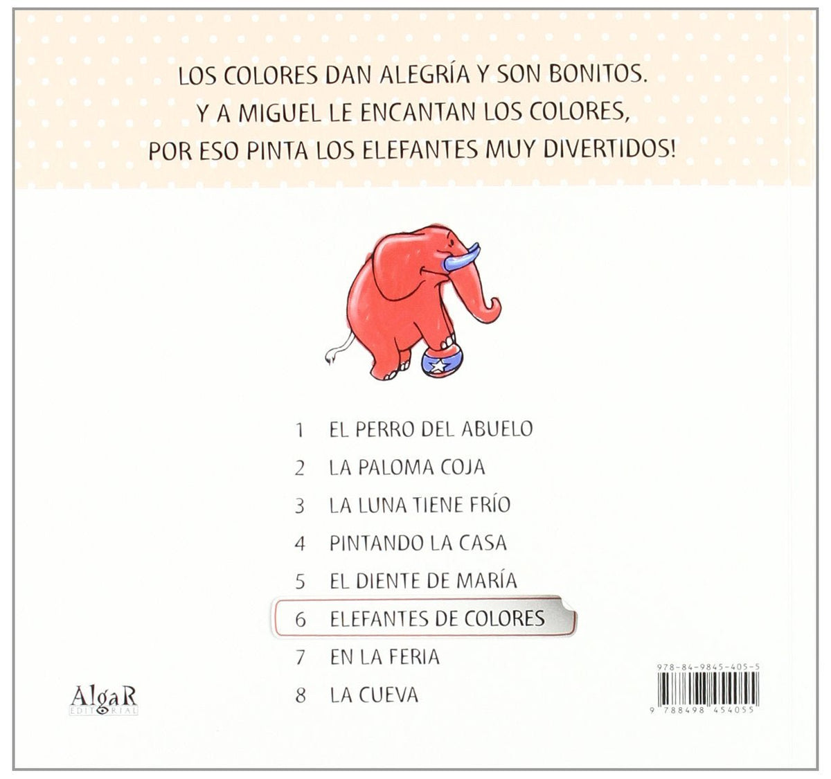 Elefantes de colores