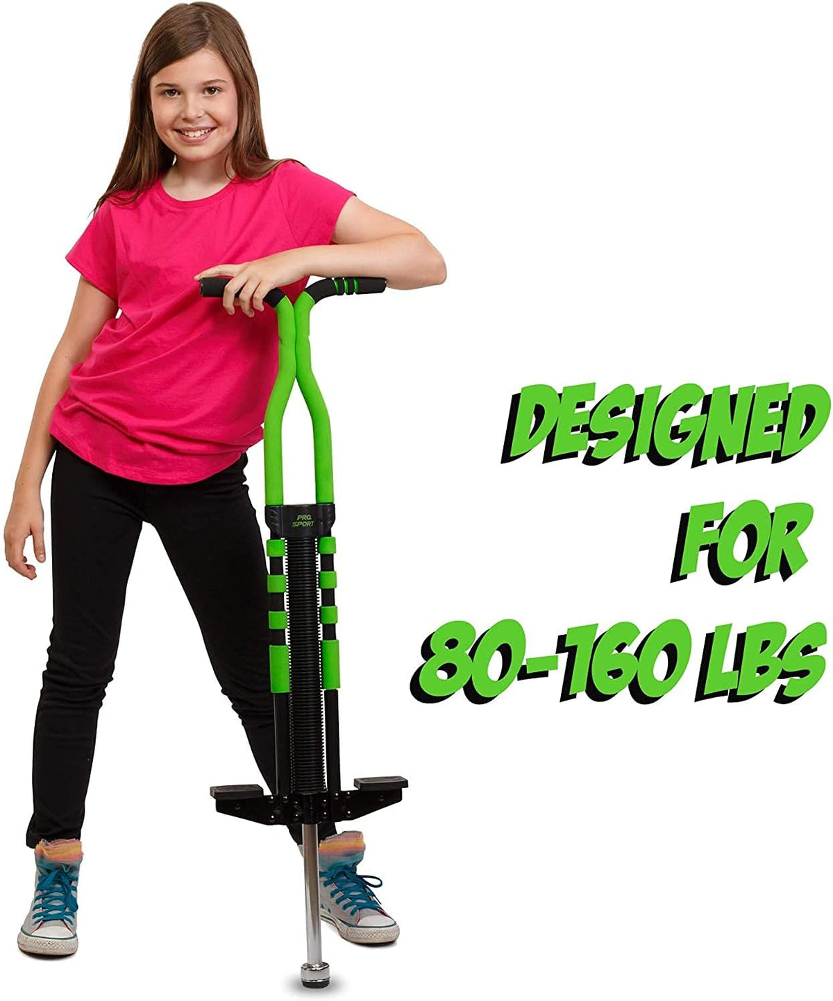 Pro Sport Pogo Stick Black and Green