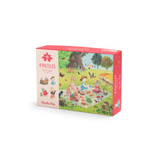 4 mini puzzles Las Estaciones (12 piezas)