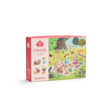 4 mini puzzles Las Estaciones (12 piezas)