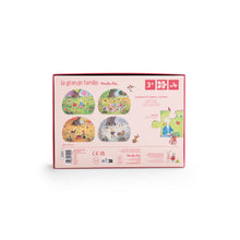4 mini puzzles Las Estaciones (12 piezas)