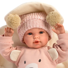 Recien Nacida Llorona 36 cm  Osito Rosa