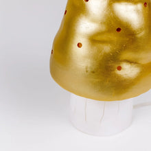 Small Mushroom Night Lamp, Gold