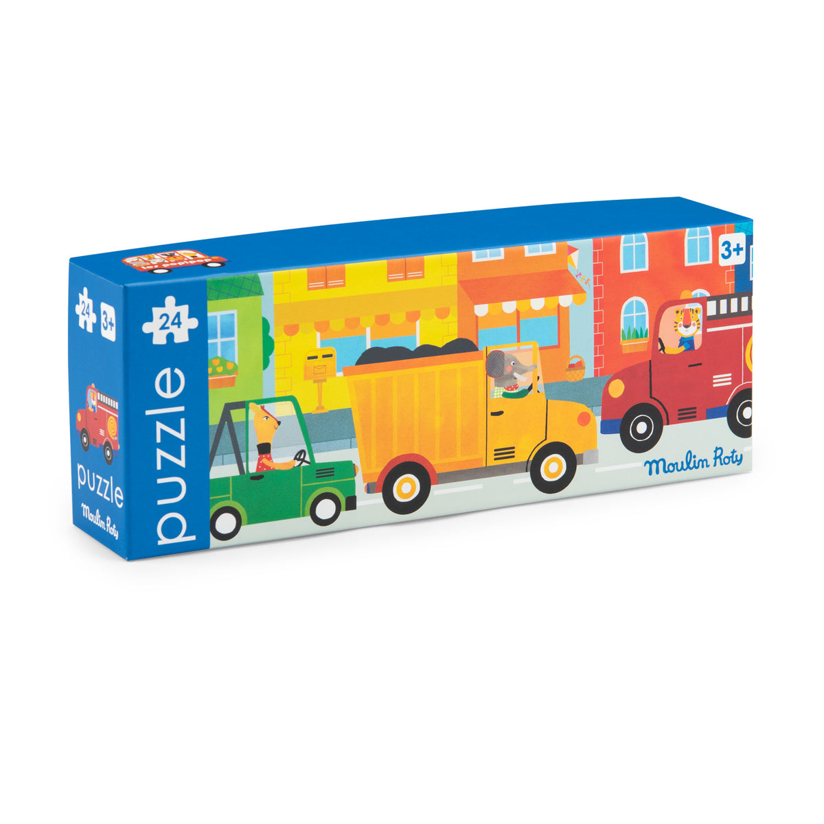 Puzzle vehículos (24 piezas) Popipop