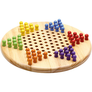 Wooden ChíneSe Checkers game