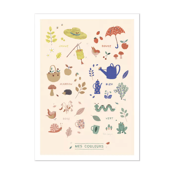 Póster Colores