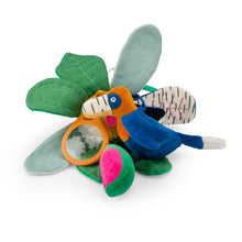 Peluche de flor de actividad colgante