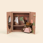 Wooden Wardrobe with Bear