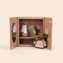 Wooden Wardrobe with Bear
