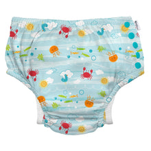 Eco Snap Swim Diaper-Light Aqua Sea Friends (3 Tallas)