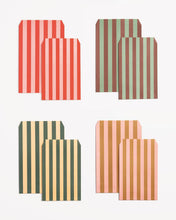 Flat Paper Bags Stripes Amore