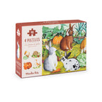 4 minipuzzles de animales (4 x 12 piezas)