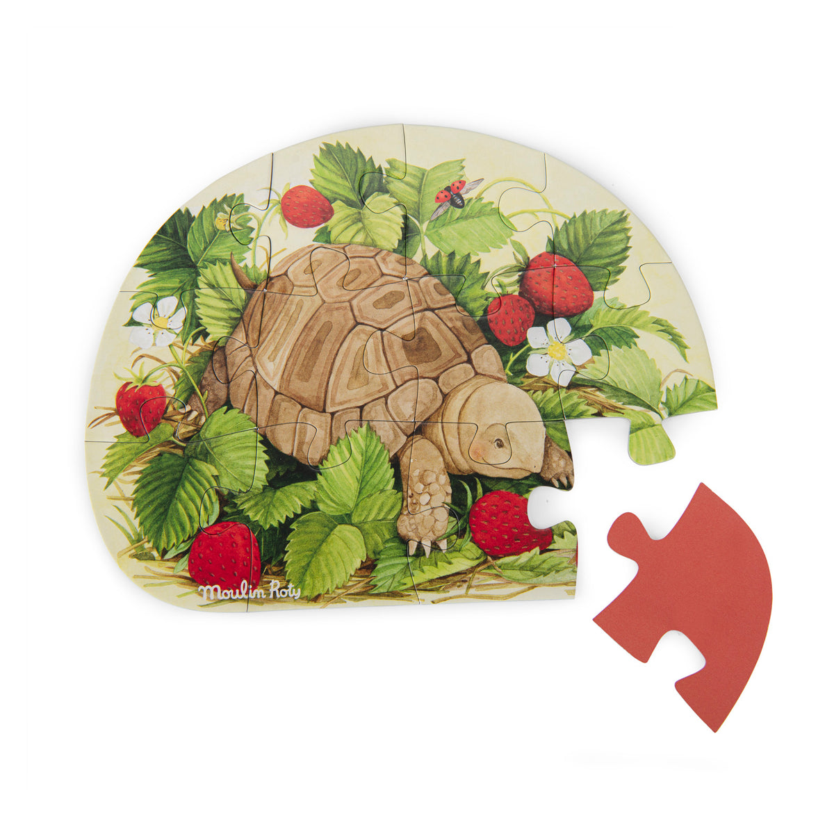 4 minipuzzles de animales (4 x 12 piezas)