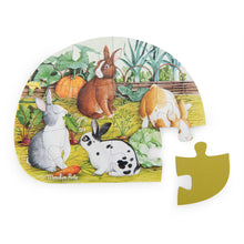 4 minipuzzles de animales (4 x 12 piezas)