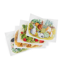 4 minipuzzles de animales (4 x 12 piezas)