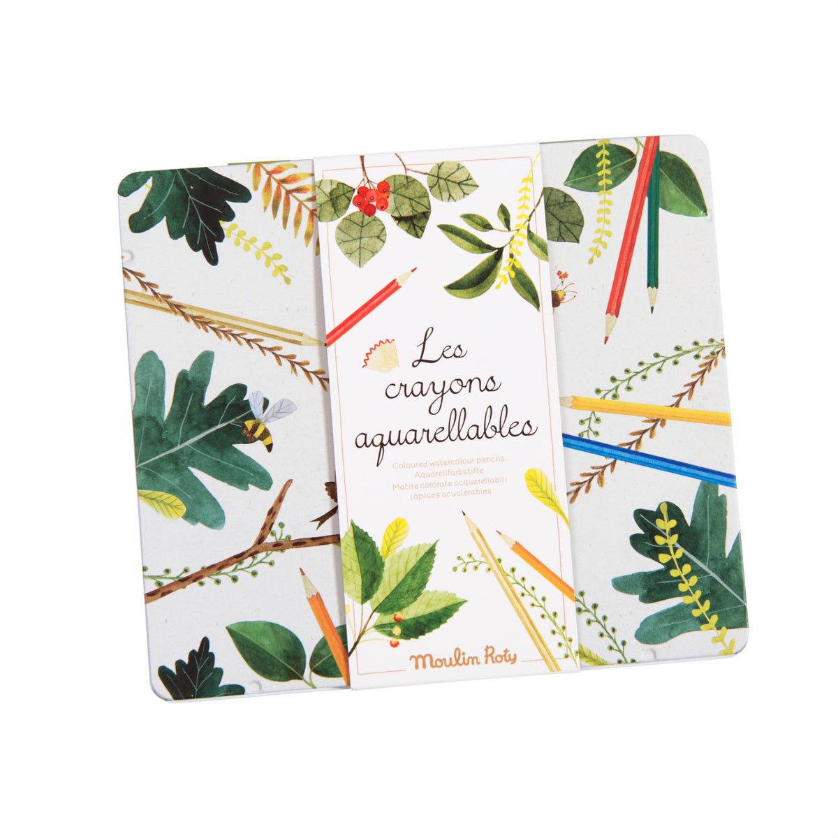 Caja 24 lapices acuarelables El Jardin de Moulin