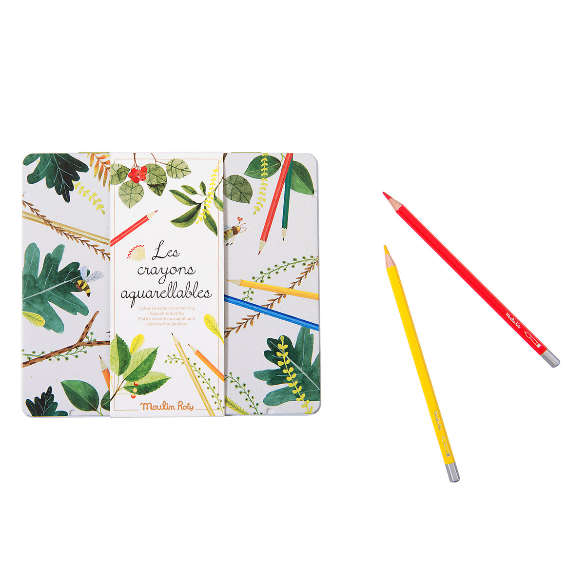 Caja 24 lapices acuarelables El Jardin de Moulin