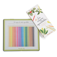Caja 24 lapices acuarelables El Jardin de Moulin