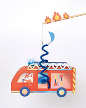 DIY Lantern Fire Engine