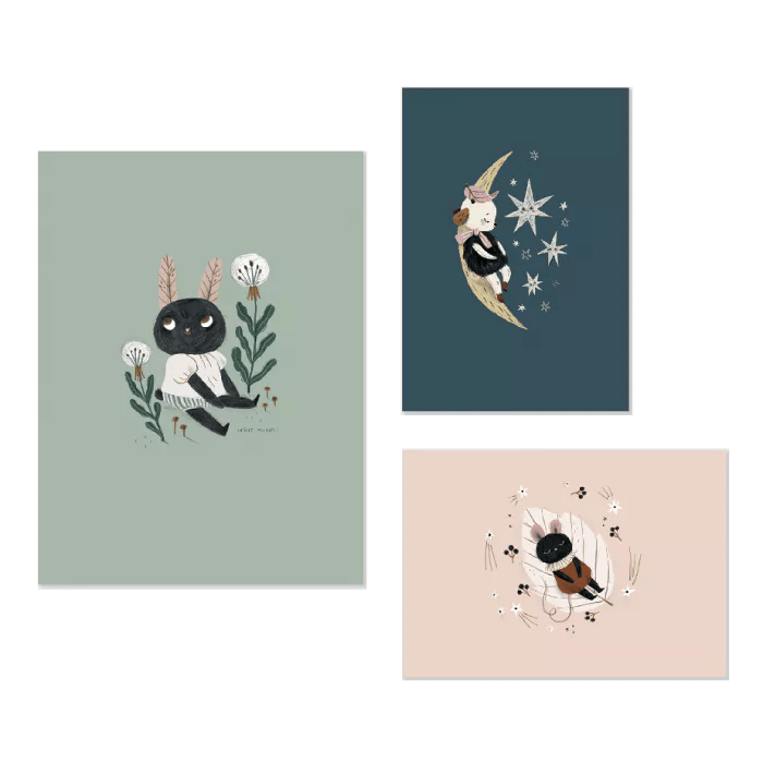 Set de 3 Posters Después de la Lluvia