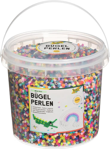 Iron on Beads in a Bucket