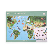 Mapamundi de Calcomanías Tout autour