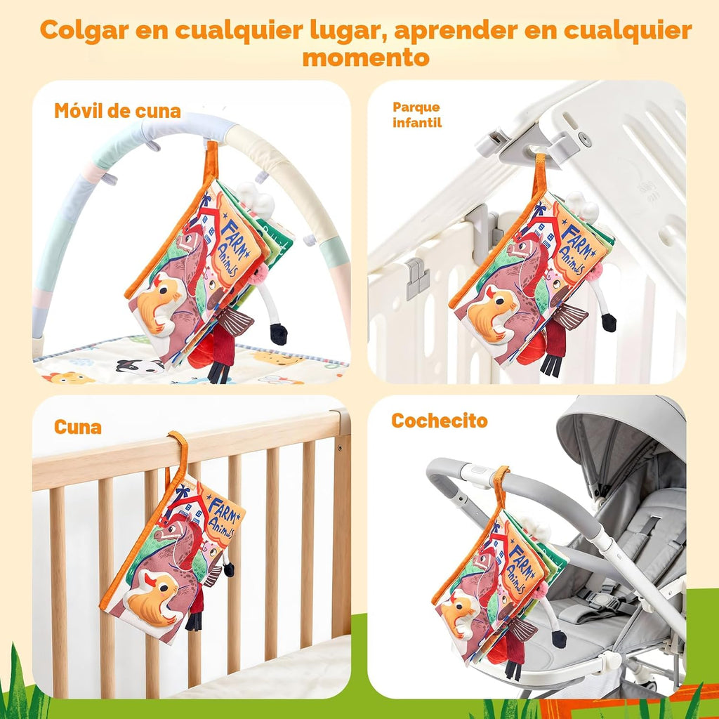 Joycat Baby Farm Cloth Book- Hand Carry