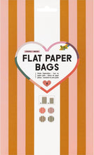 Flat Paper Bags Stripes Amore