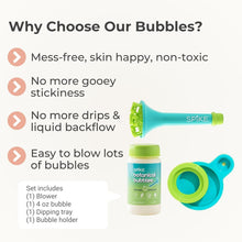 Spike Sensory Bubble Play Skin Happy Botanical Bubbles & Blower