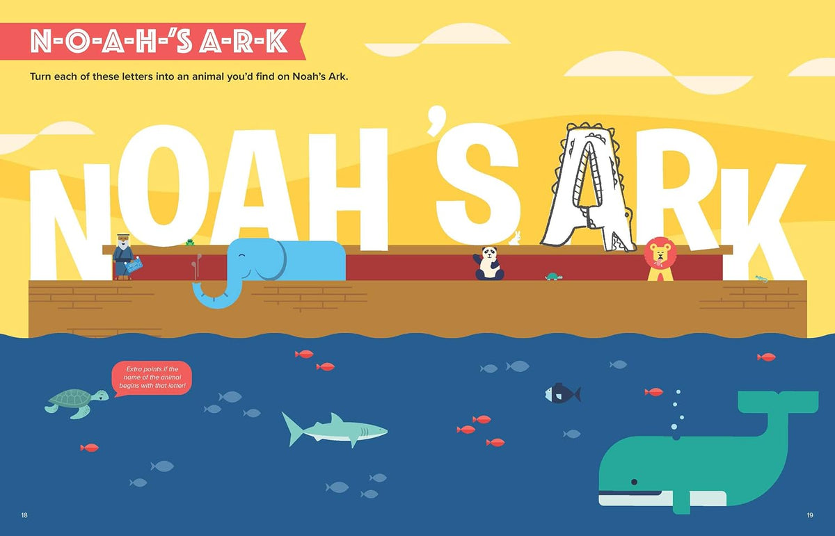 Bible infographics for kids activity book