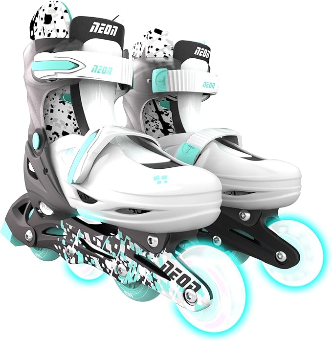 Neon Combo Cyber Skates Grey US Big Kid 3-6