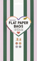 Flat Paper Bags Stripes Glow Up