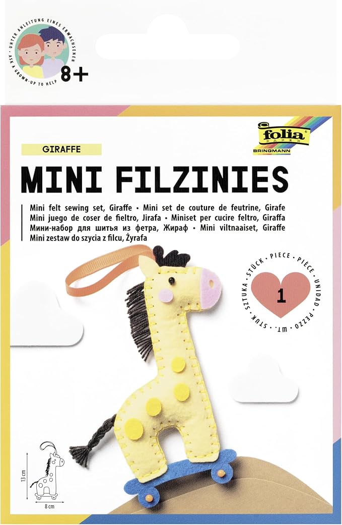 Felt-Sewing-Set Giraffe