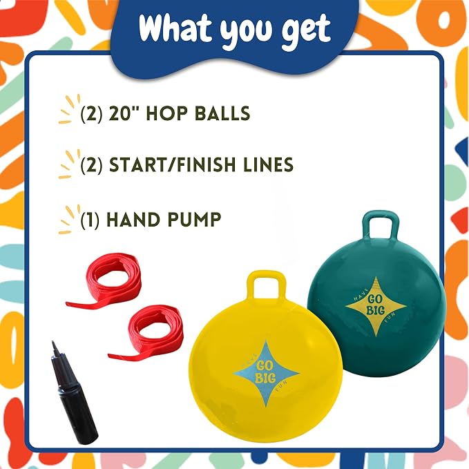 Set of 2 Hop Ball Race Set