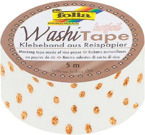 Washi-Tape - Rose Gold Dots