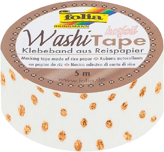 Washi-Tape - Rose Gold Dots