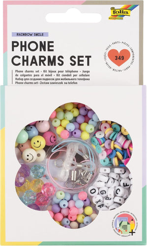 Phone Charms DIY Set Rainbow Smile