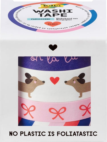 Washi-Tape 4er-Set Parisienne