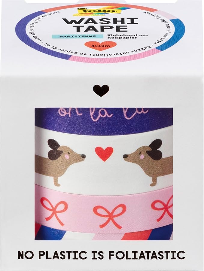 Washi-Tape 4er-Set Parisienne