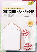 Gift Tags Classic, Natural & White