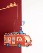 DIY Lantern Fire Engine