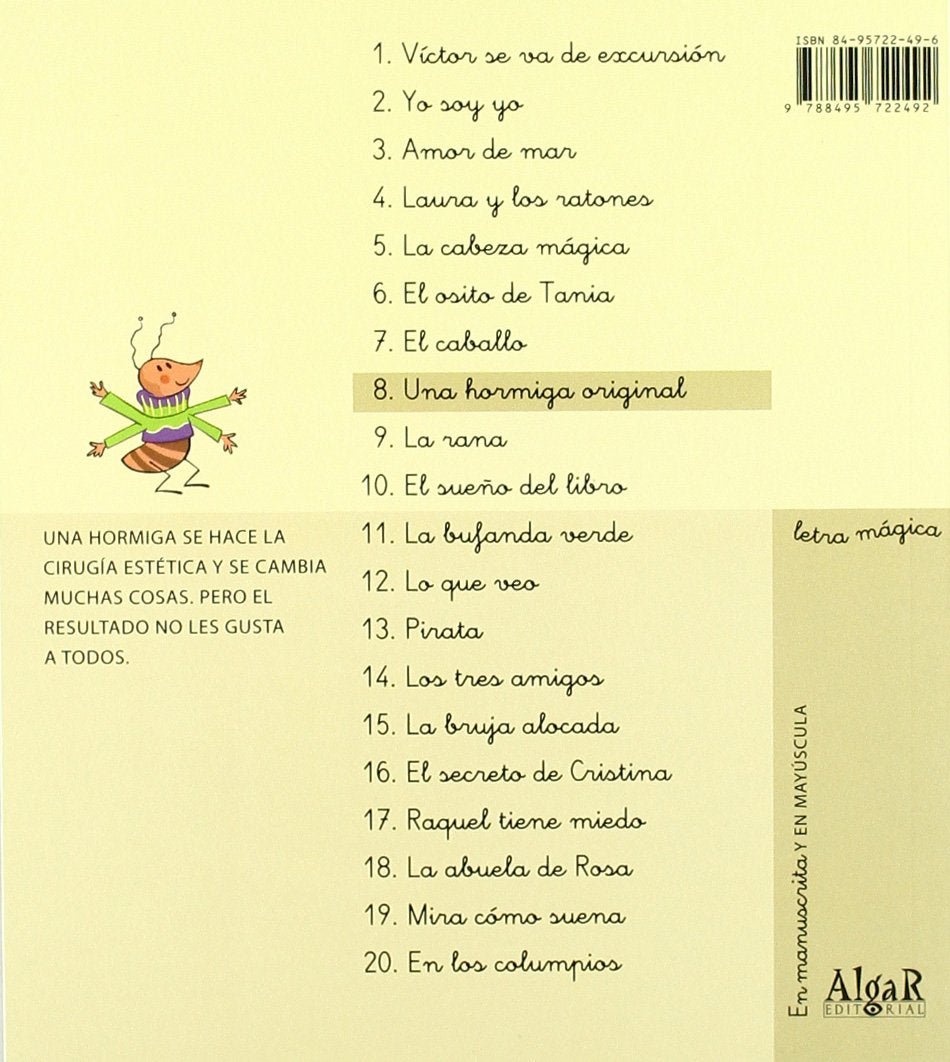 Una hormiga original