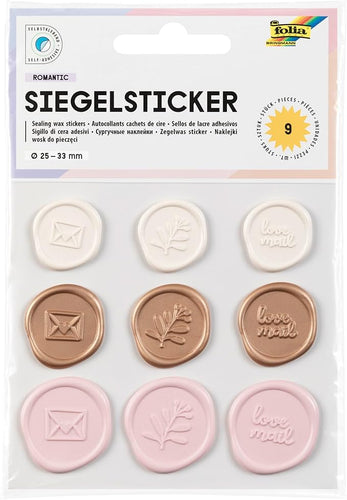 Sealing wax stickers Romantic