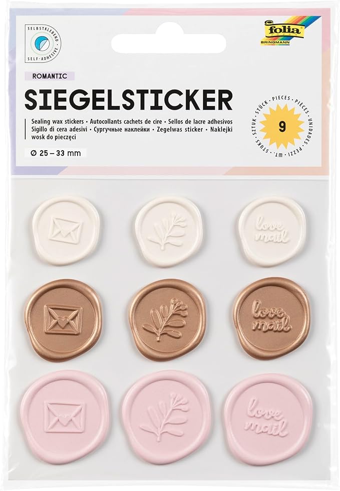 Sealing wax stickers Romantic