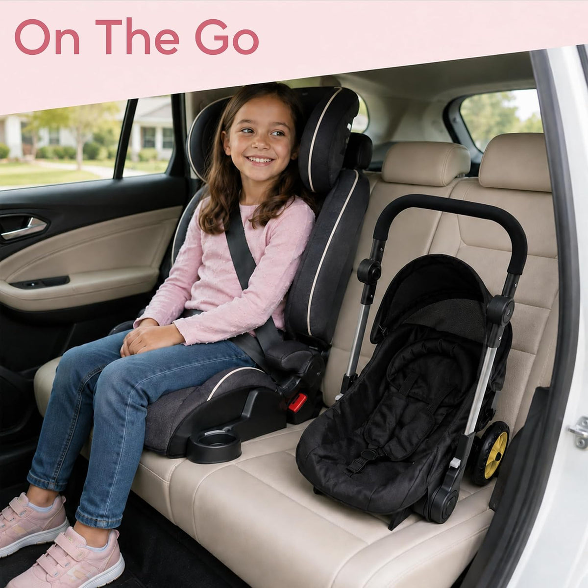 Doona Style Doll Stroller – Black